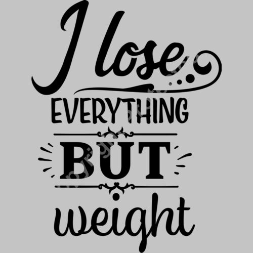 I lose everything but weight Thumbnail