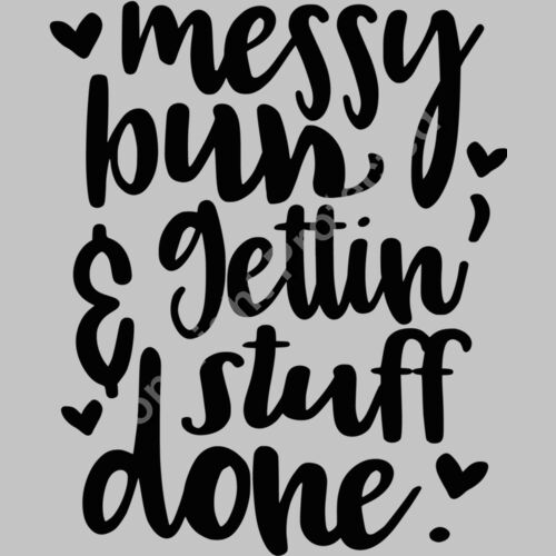 messy bun and gettin stuff done Thumbnail