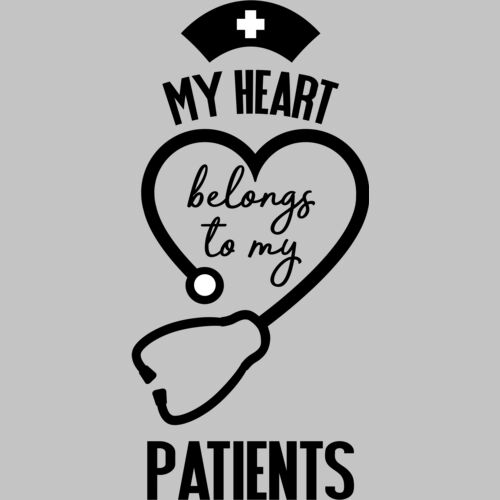 my heart belongs to my patients nurse quote svg Thumbnail