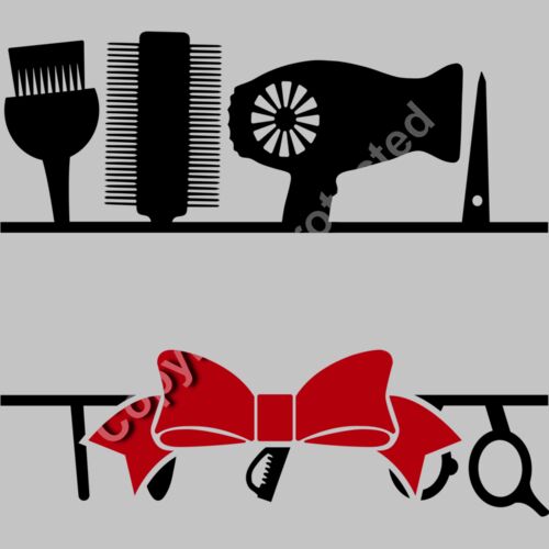 bowhairdresser split monogram frame Thumbnail