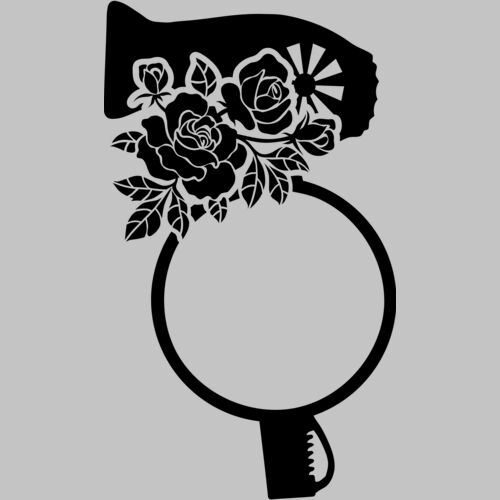 circle monogram blowdryer Thumbnail
