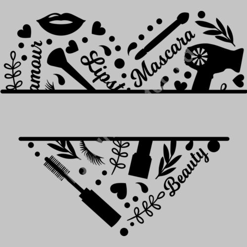 heart makeup monogram Thumbnail