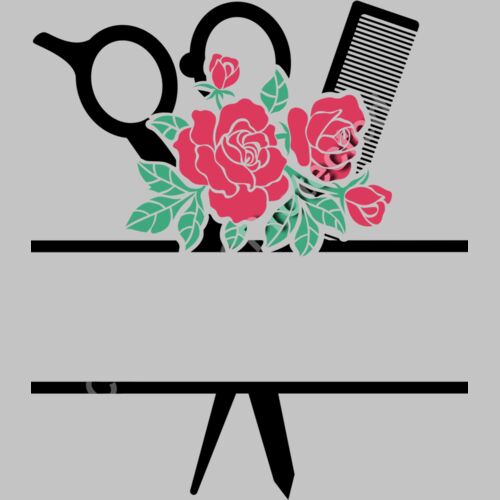 split scissors circle monogram colored Thumbnail