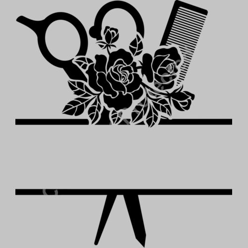 split scissors circle monogram Thumbnail