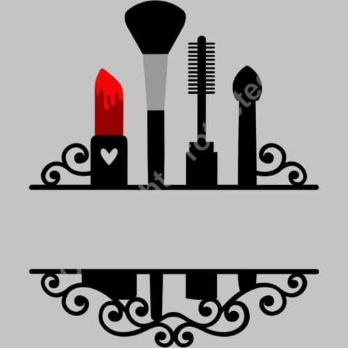 swirly split makeup frame Thumbnail