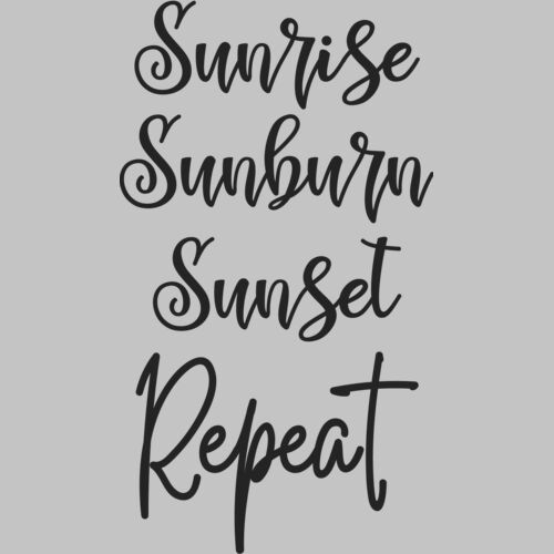 Sunrise Sunburn Sunset Repeat Thumbnail