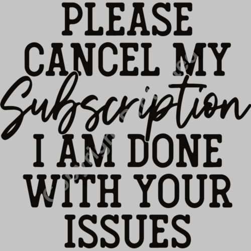 please cancel my subscription Thumbnail