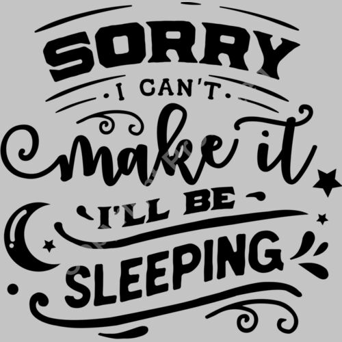 Sorry I cant make it Thumbnail