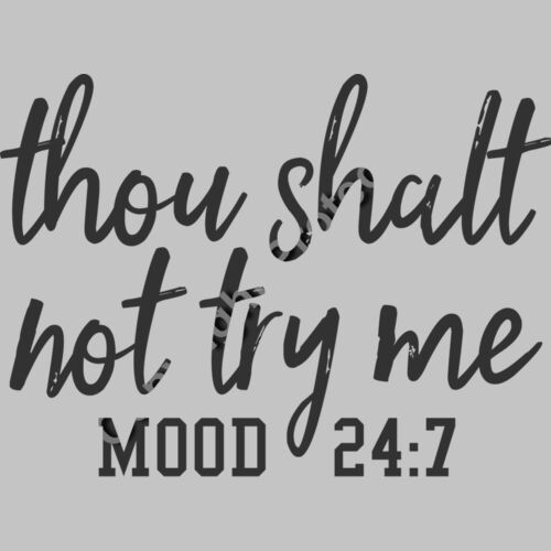 Thou shalt not try me Thumbnail