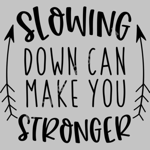slowing down can make you stronger Thumbnail