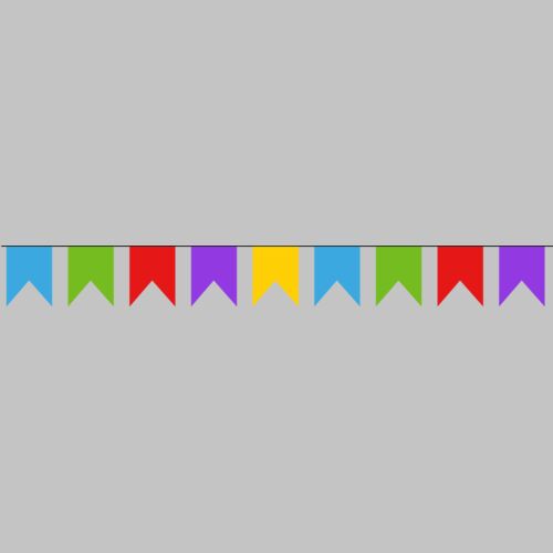 School Tools Bunting Banner2 Thumbnail