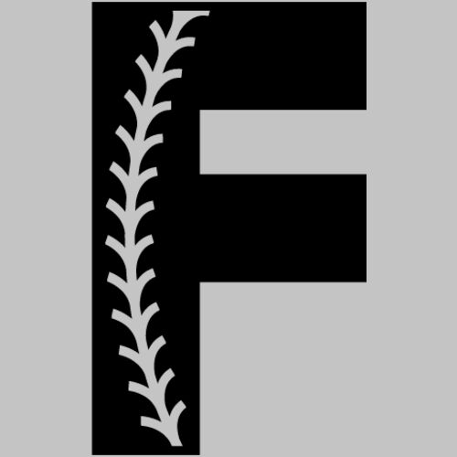 Baseball Alphabet F right Thumbnail