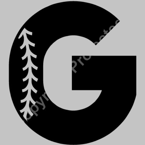 Baseball Alphabet G left Thumbnail