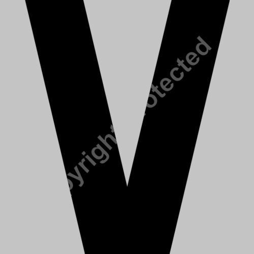 Baseball Alphabet V center Thumbnail