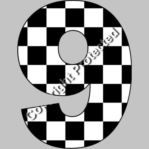 checkered numbers  10  Thumbnail