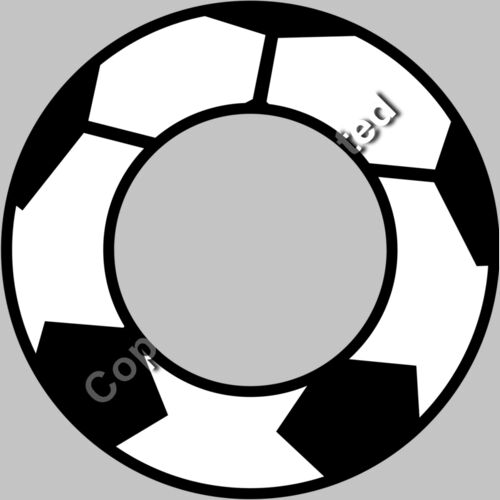 soccer circle mono Thumbnail