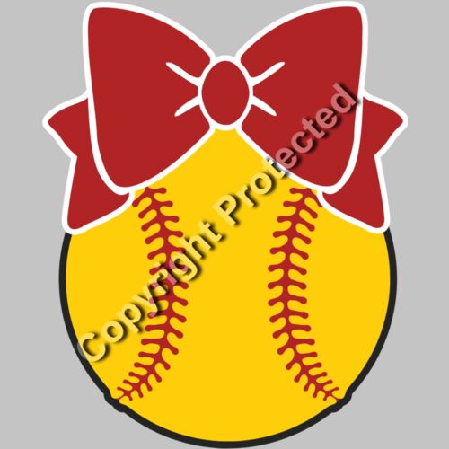Softball with Bow Thumbnail