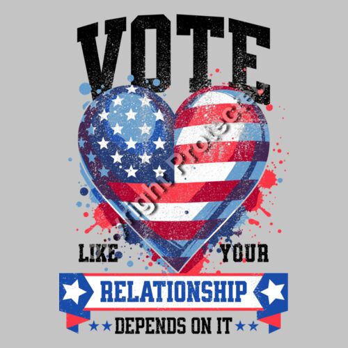 American heart graphic with stars and stripes  political theme  Kamala Harris 2024 support  amer Thumbnail