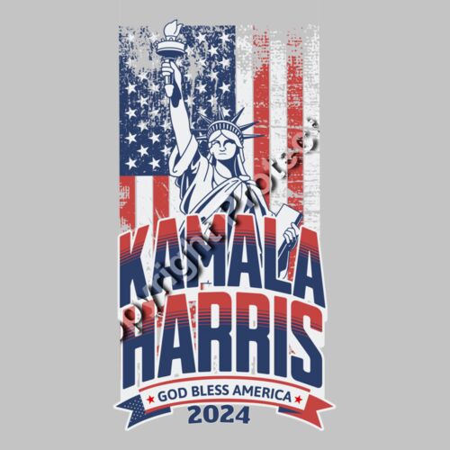 Kamala Harris 2024 campaign art featuring Statue of Liberty and American flag design      kamala Thumbnail