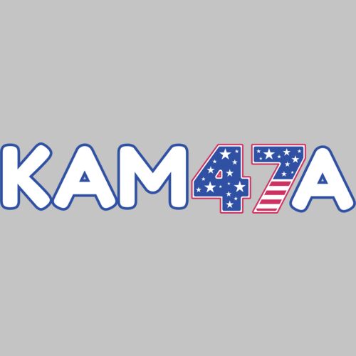 Kamala Harris 2024 campaign graphic KAM47 stars stripes red white blue Thumbnail
