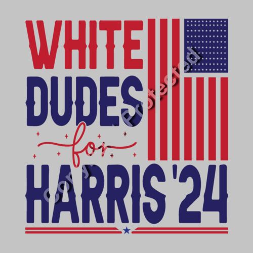 white dudes for harris 2024 political supportartwork Thumbnail