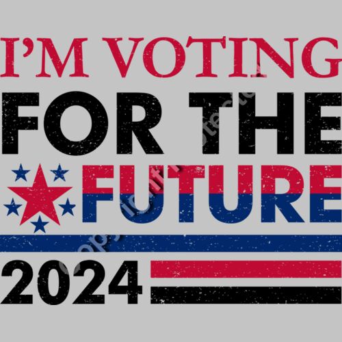 I m Voting For Future Trump 2024 Election Campaign Patriotic Graphic Thumbnail