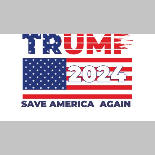 trump 2024 save america again american flag theme red white blue Thumbnail