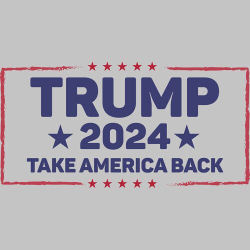 trump 2024 take america back campaign sign red white blue stars Thumbnail