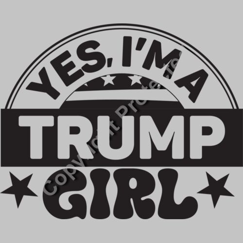 trump girl yes im a 2024 election graphic Thumbnail