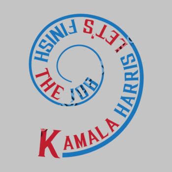 kamala harris 2024 campaign lets finish the job design Thumbnail