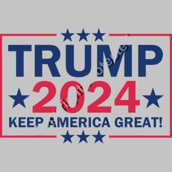 trump 2024 keep america great campaign sign design Thumbnail