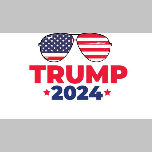 trump 2024 sunglasses american flag patriotic design svg Thumbnail