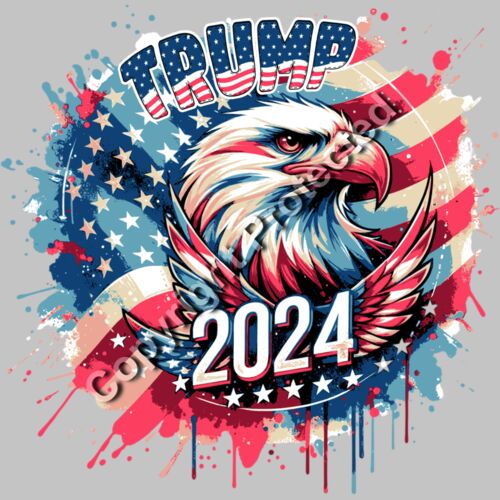 trump eagle 2024 american flag patriotic design Thumbnail