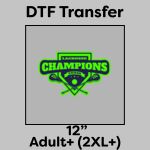 DTF Transfer 12" Thumbnail