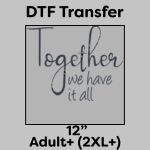 DTF Transfer 12" Thumbnail