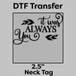 DTF Transfer 2.5" Thumbnail