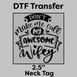 DTF Transfer 2.5" Thumbnail