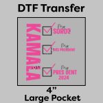 DTF Transfer 4" Thumbnail