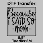 DTF Transfer 6.5" Thumbnail