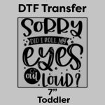 DTF Transfer 7" Thumbnail