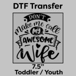 DTF Transfer 7.5" Thumbnail