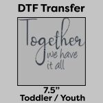 DTF Transfer 7.5" Thumbnail