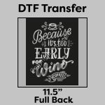 DTF Transfer 11.5" Thumbnail