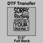DTF Transfer 11.5" Thumbnail