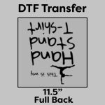 DTF Transfer 11.5" Thumbnail