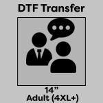 DTF Transfer 14" Thumbnail
