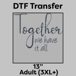 DTF Transfer 13" Thumbnail
