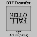 DTF Transfer 15" Thumbnail